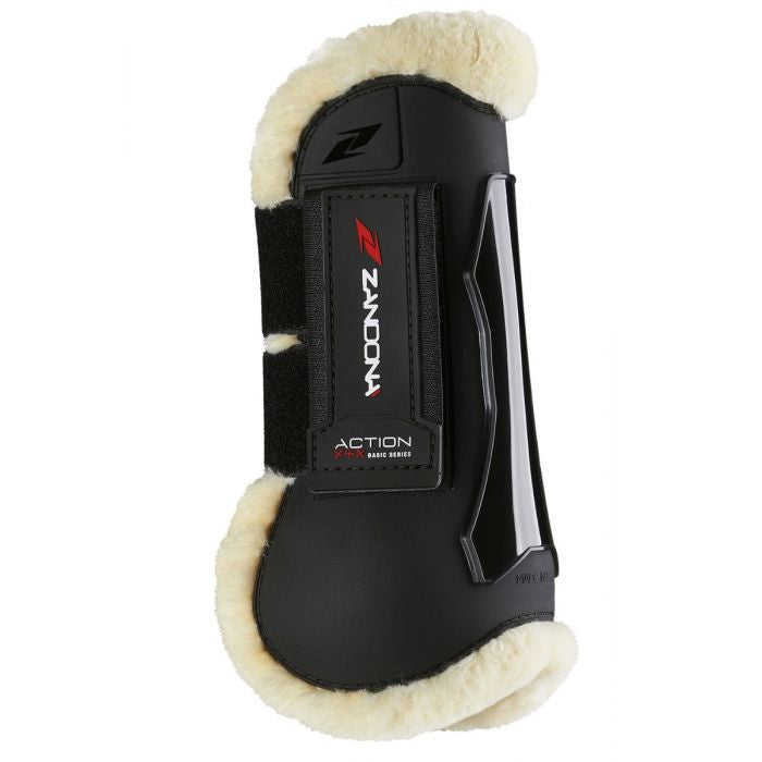 Zandona Action tendon boots featuring plush Techno-Fur edging.