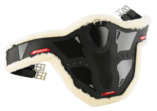 Zandona Carbon Air Sensitive+ Stud Guard with Merino Wool for horses.