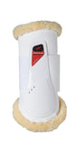 White Dressage Brushing Boots